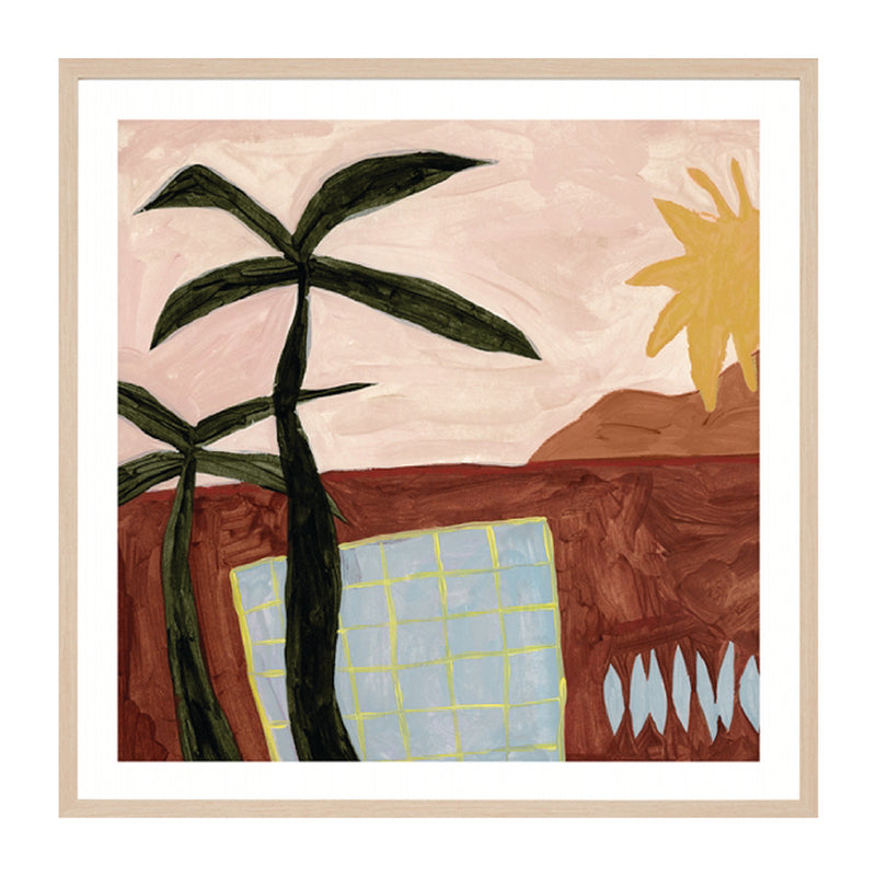 Clay / Framed Art Print / 38 x 38cm