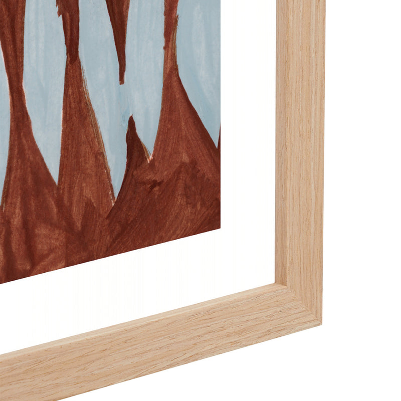 Clay / Framed Art Print / 38 x 38cm