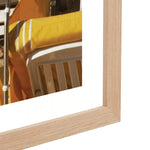 Yellow / Framed Art Print / 45 x 33cm