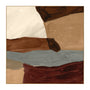 Wallace Clay 2 Art Print - Clay / Framed Canvas / 62 x 62cm