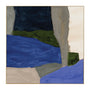 Wallace Ultramarine 1 Art Print - Ultramarine / Framed Canvas / 62 x 62cm