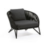 Branzie Outdoor Arm Chair - Black