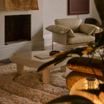 Simpson Cream / Brushed Steel Frame