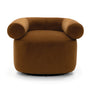 Huggy Swivel Armchair - Malibu Cognac