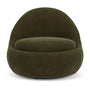 Babette Swivel Armchair - Olive Moss