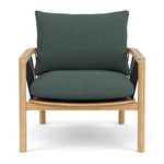Form Blue Grey Fabric / Oak