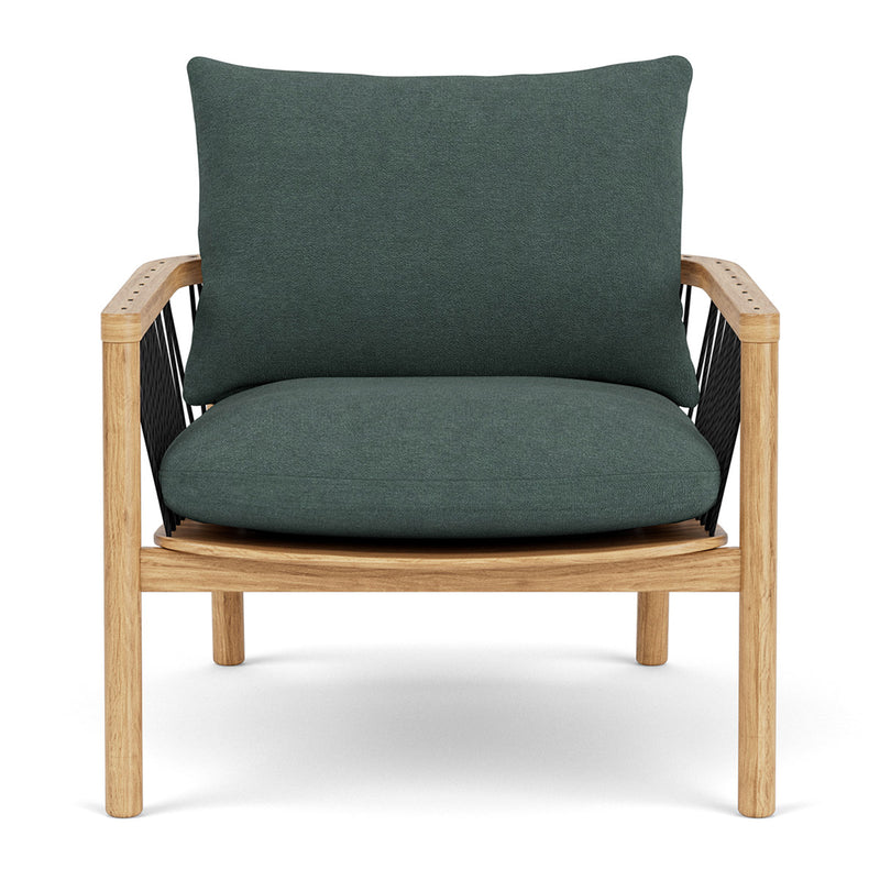 Form Blue Grey Fabric / Oak