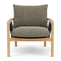 Enzo Oak Armchair - Free Sage Velvet Cord / Oak