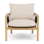Enzo Oak Armchair - Mark Sand Weave / Oak