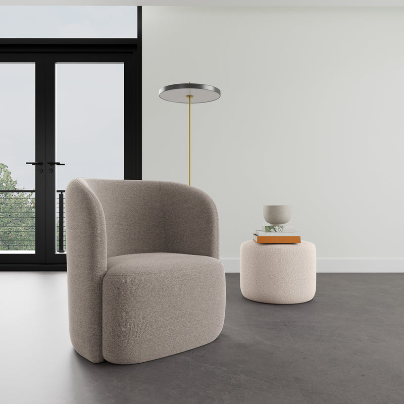 Agnes Brown Textured Weave