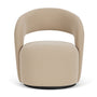 Judi Swivel Armchair - Form Cream Fabric