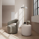 Planet Grey Green Fabric