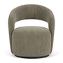 Judi Swivel Armchair - Free Sage Velvet Cord