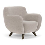 Agnes Brown Textured Weave / Dark Walnut