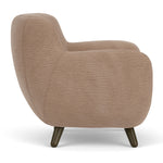 Aulla Caramel Textured Weave / Dark Walnut