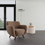 Aulla Caramel Textured Weave / Dark Walnut