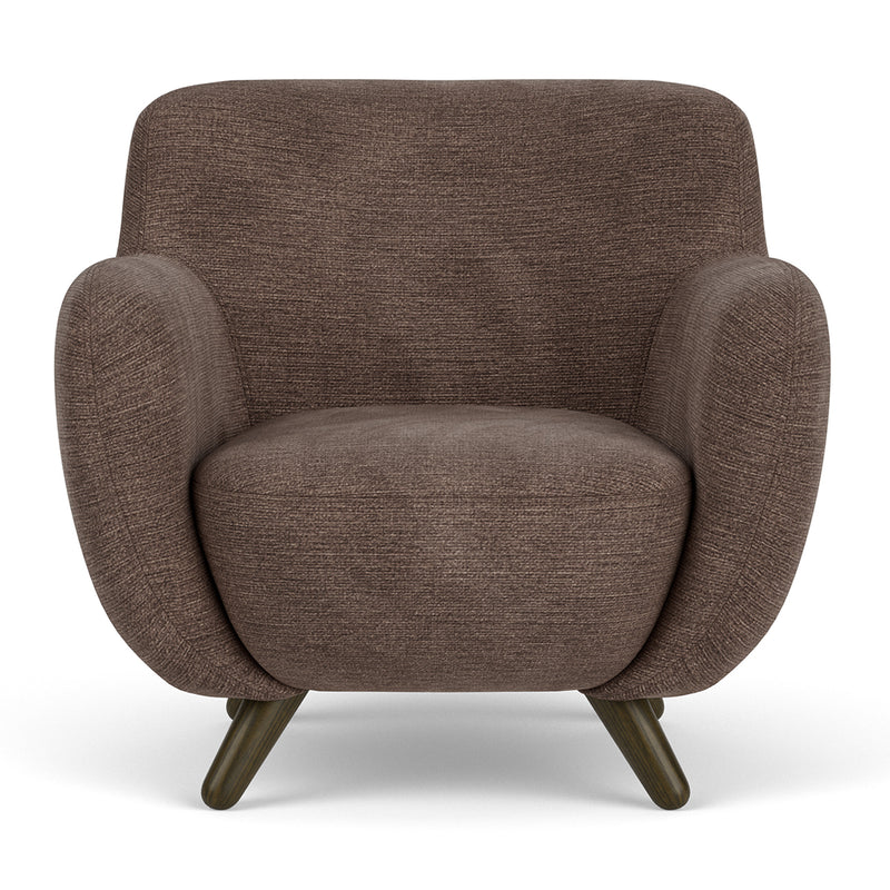 Aulla Cacao Textured Weave / Dark Walnut