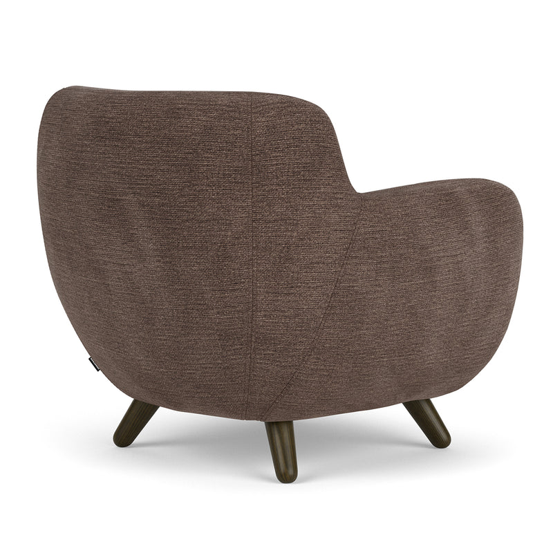 Aulla Cacao Textured Weave / Dark Walnut