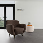 Aulla Cacao Textured Weave / Dark Walnut