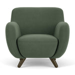 Cura Dark Green Weave / Dark Walnut