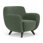Cura Dark Green Weave / Dark Walnut