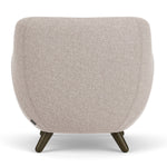 Fabio Stone Fabric / Dark Walnut