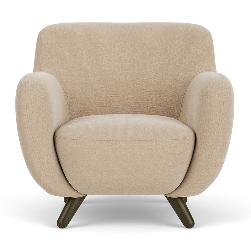 Form Cream Fabric / Dak Walnut