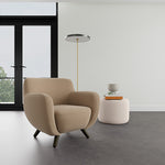 Form Cream Fabric / Dak Walnut