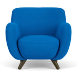 Mark Cobalt Blue Weave / Dark Walnut