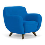 Mark Cobalt Blue Weave / Dark Walnut
