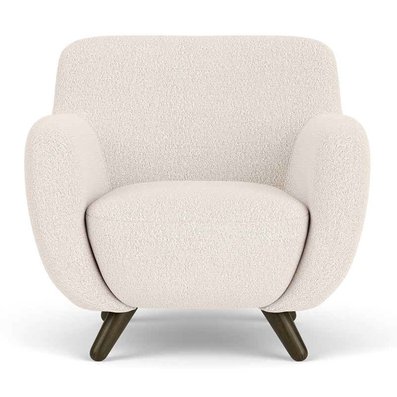 Maya Cream Boucle / Dark Walnut