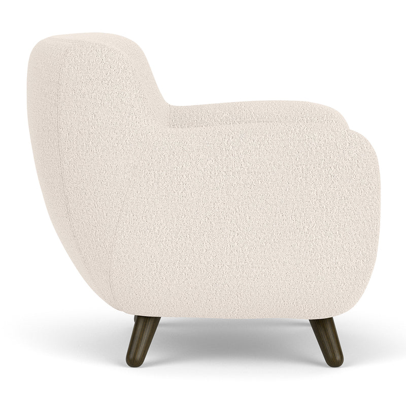 Maya Cream Boucle / Dark Walnut