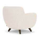 Maya Cream Boucle / Dark Walnut