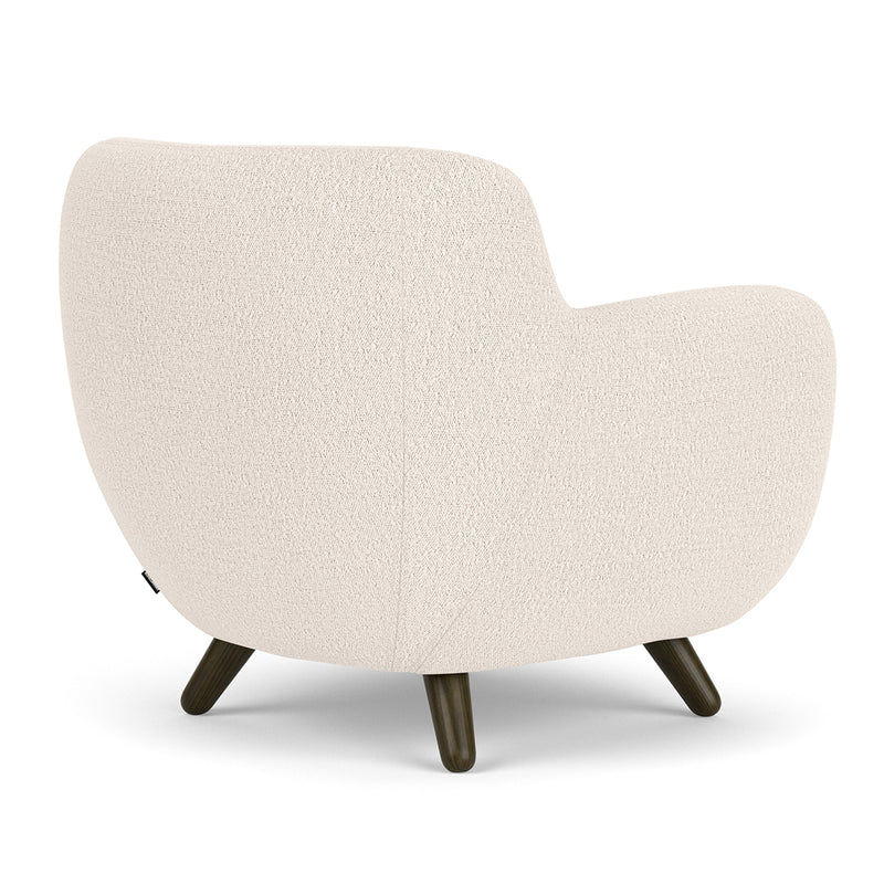 Maya Cream Boucle / Dark Walnut