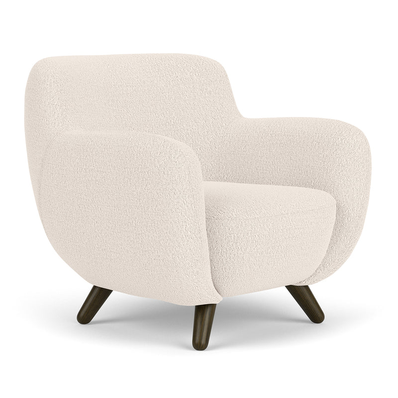 Maya Cream Boucle / Dark Walnut