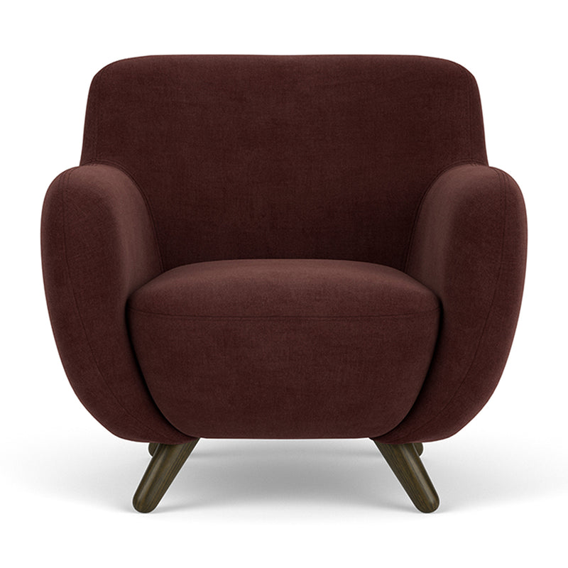 Moss Burgundy / Dark Walnut