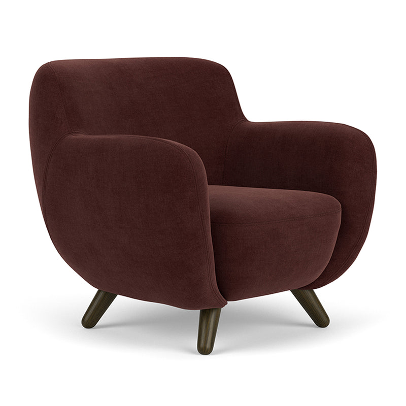 Moss Burgundy / Dark Walnut