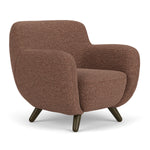 Pebble Rust Boucle / Dark Walnut