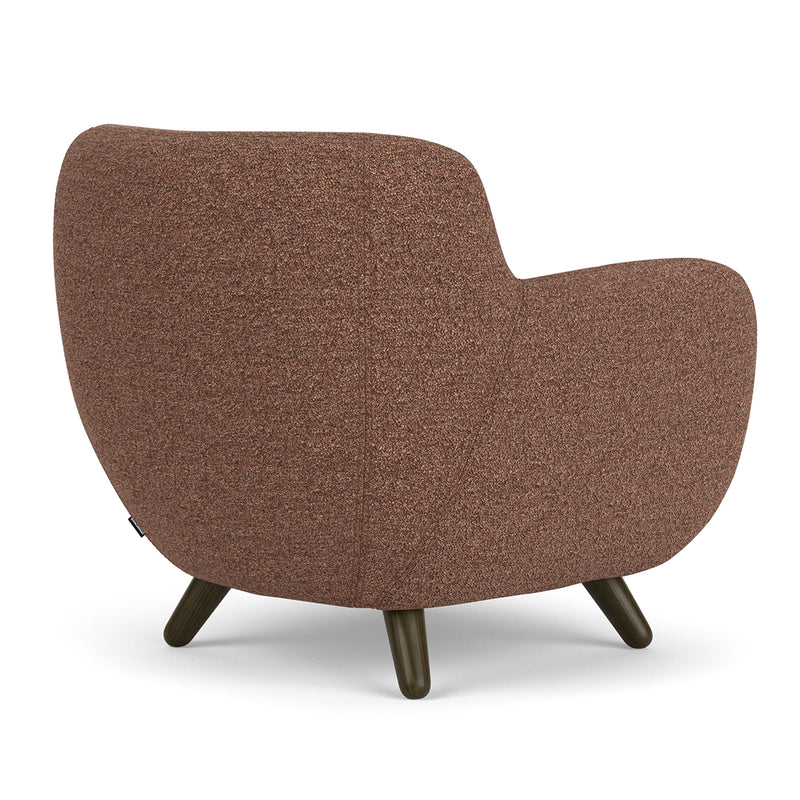 Pebble Rust Boucle / Dark Walnut