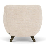 Vega Cream Textured Weave / Dark Walnut