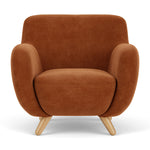 Moss Rust Fabric / Oak