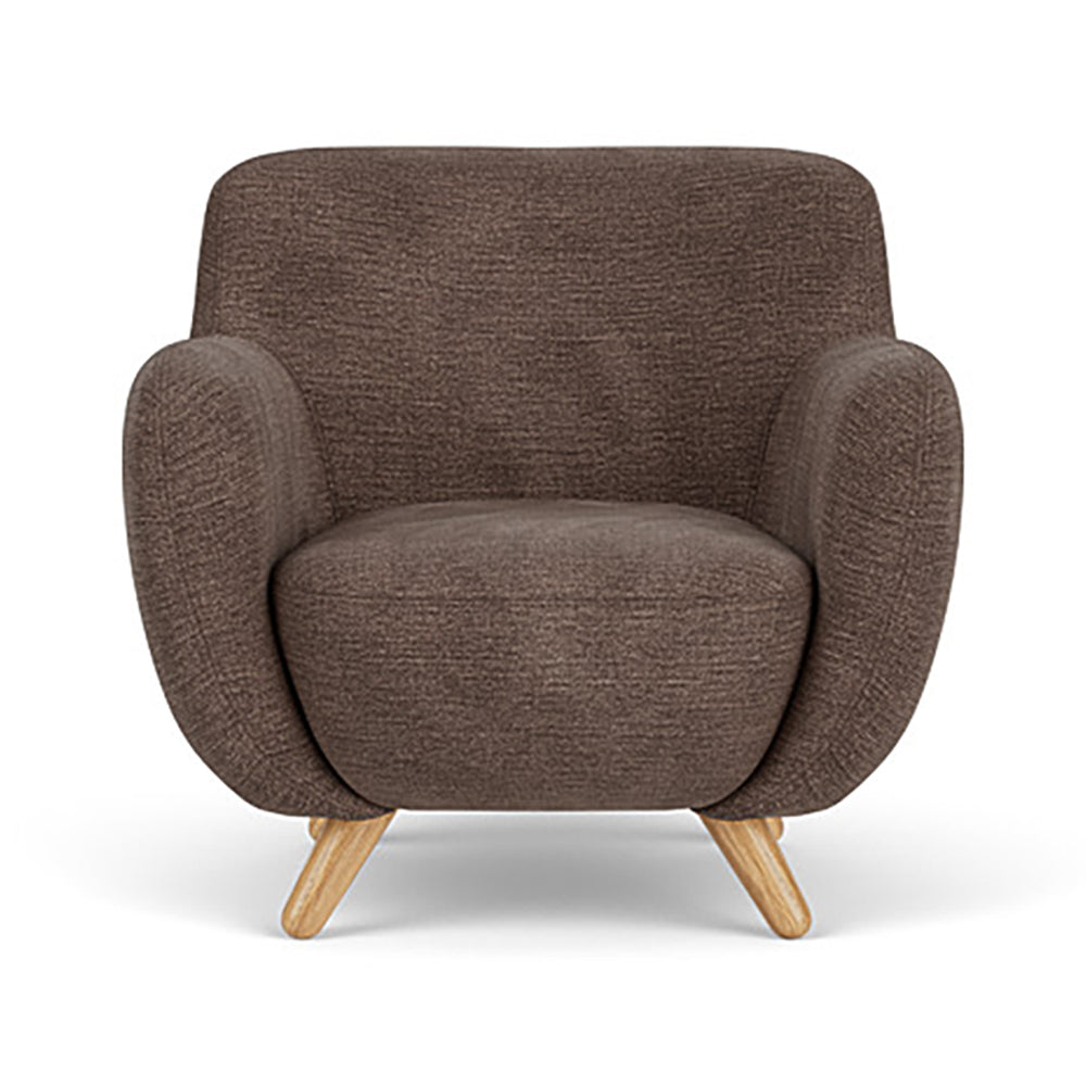 Aulla Cacao Textured Weave / Oak