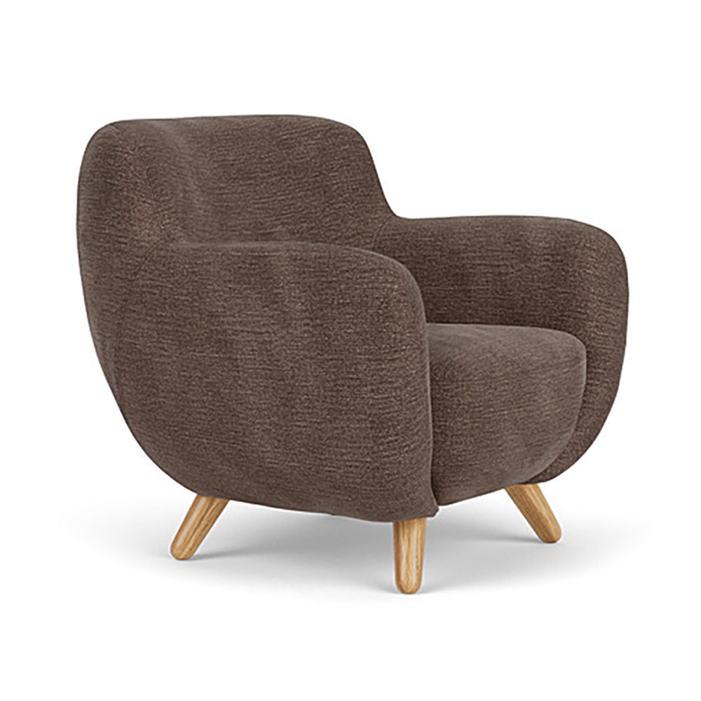 Aulla Cacao Textured Weave / Oak