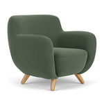 Cura Dark Green Weave / Oak