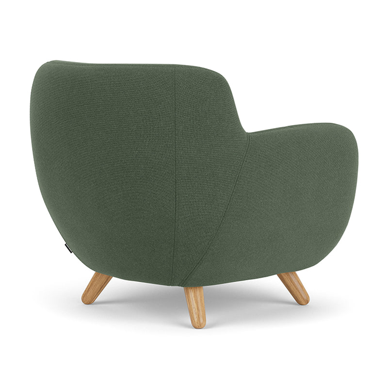 Cura Dark Green Weave / Oak