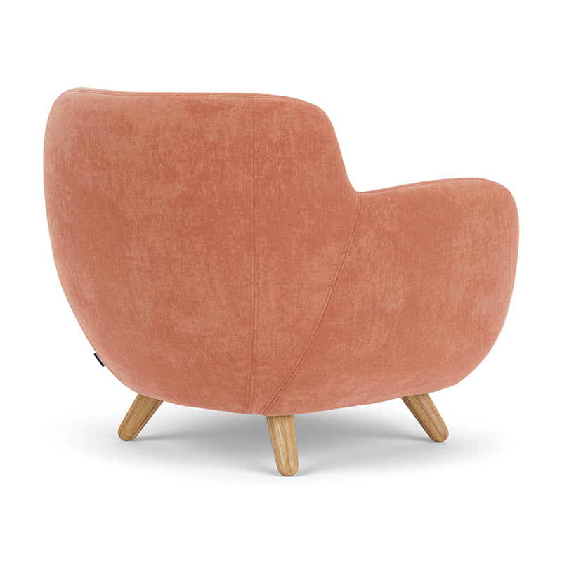 Danny Dusty Rose Textured Weave / Oak
