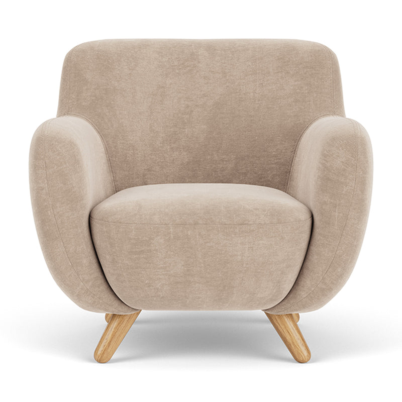 Danny Cream Textured Weave / Oak