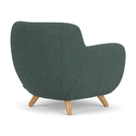 Form Blue Grey Fabric / Oak