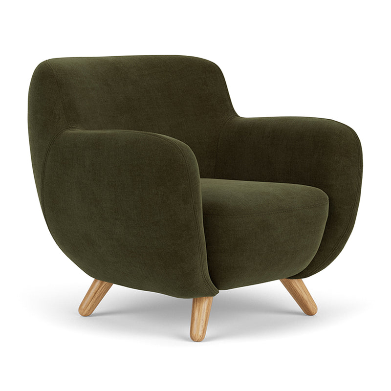 Moss Olive / Oak