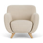 Otis Armchair - Pasha Dune Boucle / Oak